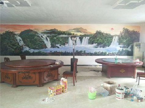 辰溪墙绘-写实风景