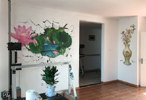 辰溪墙体彩绘相比墙纸的优势。