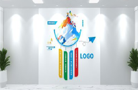 辰溪公司企业形象墙的工艺材料有哪些？