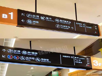 辰溪如何通过商场标识牌引导客流分布？