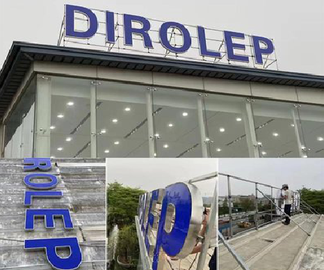 辰溪楼顶发光字安装的注意事项。